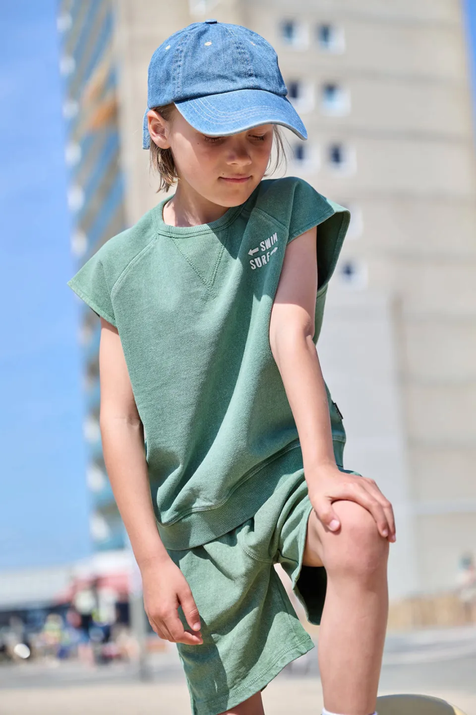 Tumble 'n Dry sweatshort groen, foto 4