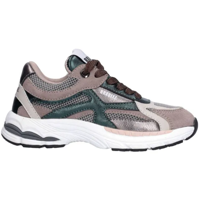 Braqeez suède sneakers - grijs