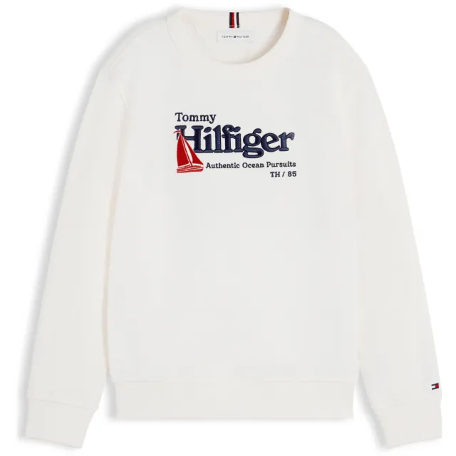 Tommy Hilfiger sweater met logo - wit