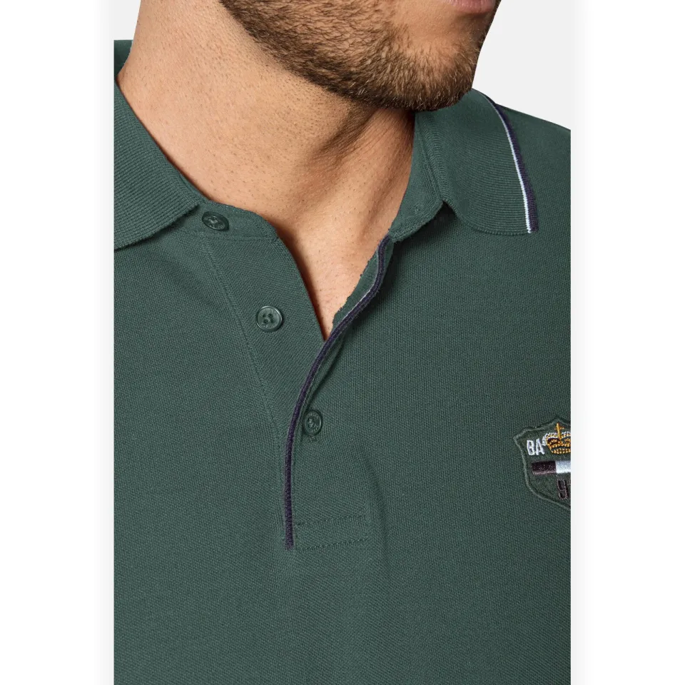 Babista regular fit polo Plus Size - groen, foto 4