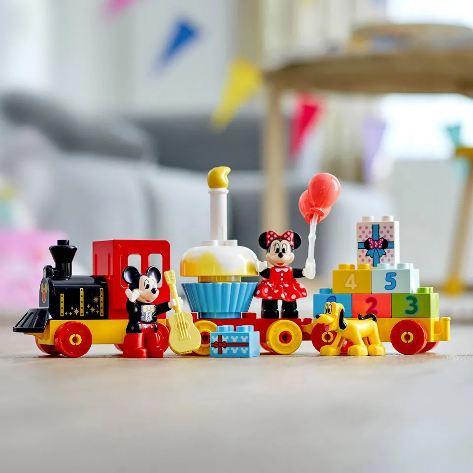 Lego DUPLO Mickey & Minnie Verjaardagstrein, Bouwbaar Speelgoed voor Peuters 10941, foto 2
