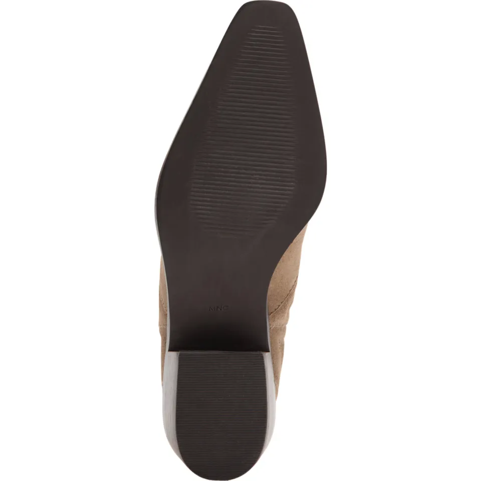 Mango TEEN western suède laarzen - beige, foto 2