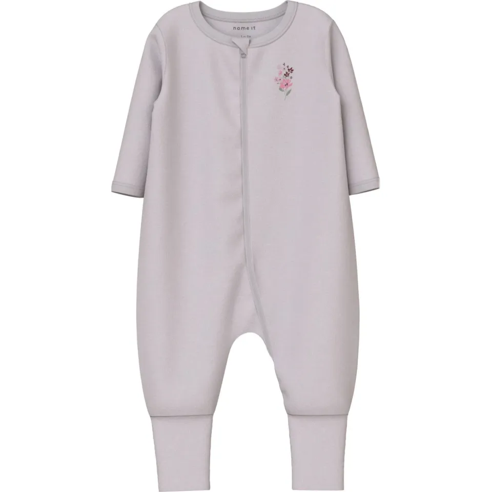 NAME IT BABY pyjama lila en ecru, foto 3