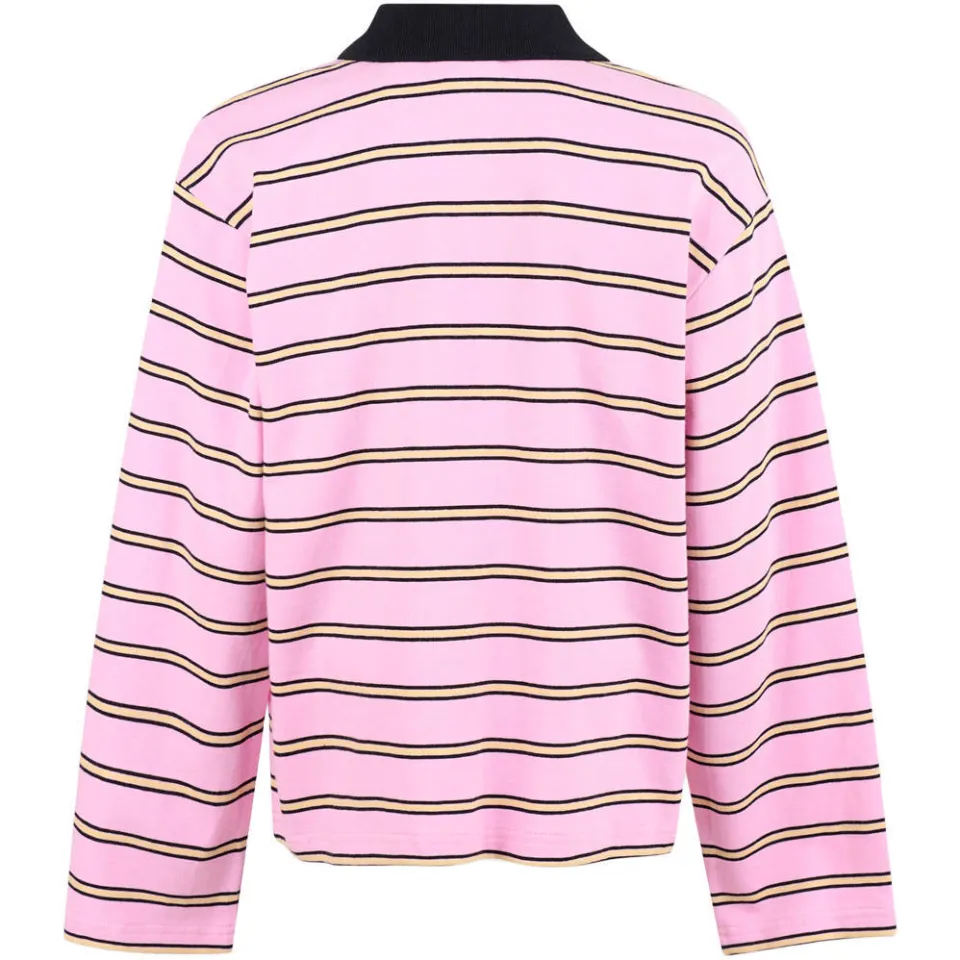 Shoeby gestreepte polo - roze, foto 4
