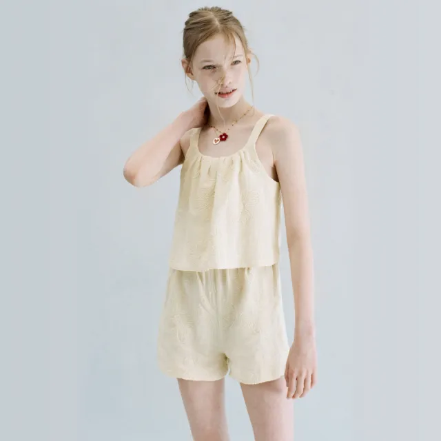 Mango Kids playsuit - beige
