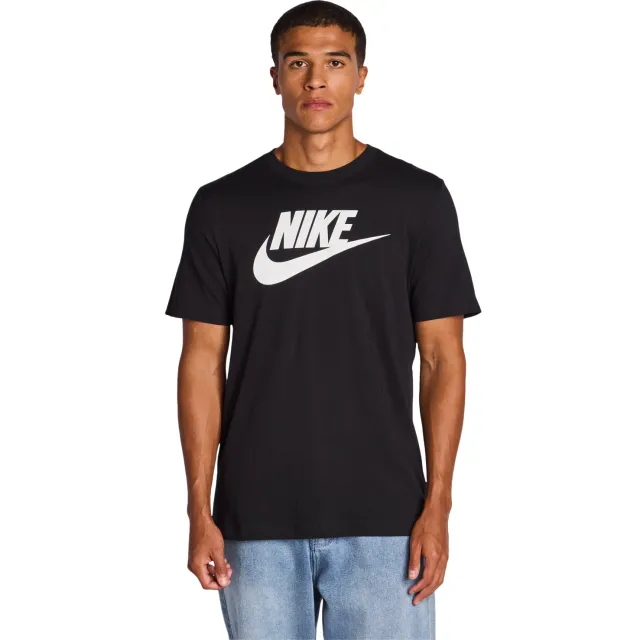 Nike Futura T-shirts Heren - Zwart Black