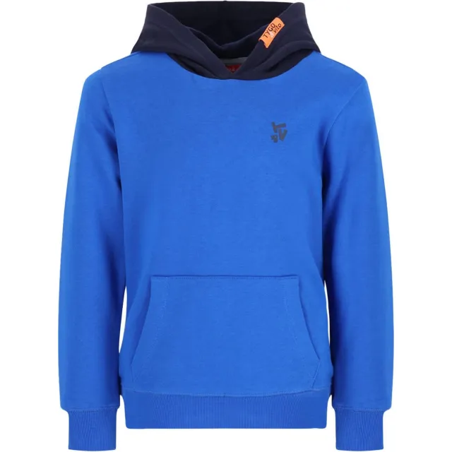 TYGO & vito hoodie met backprint - blauw