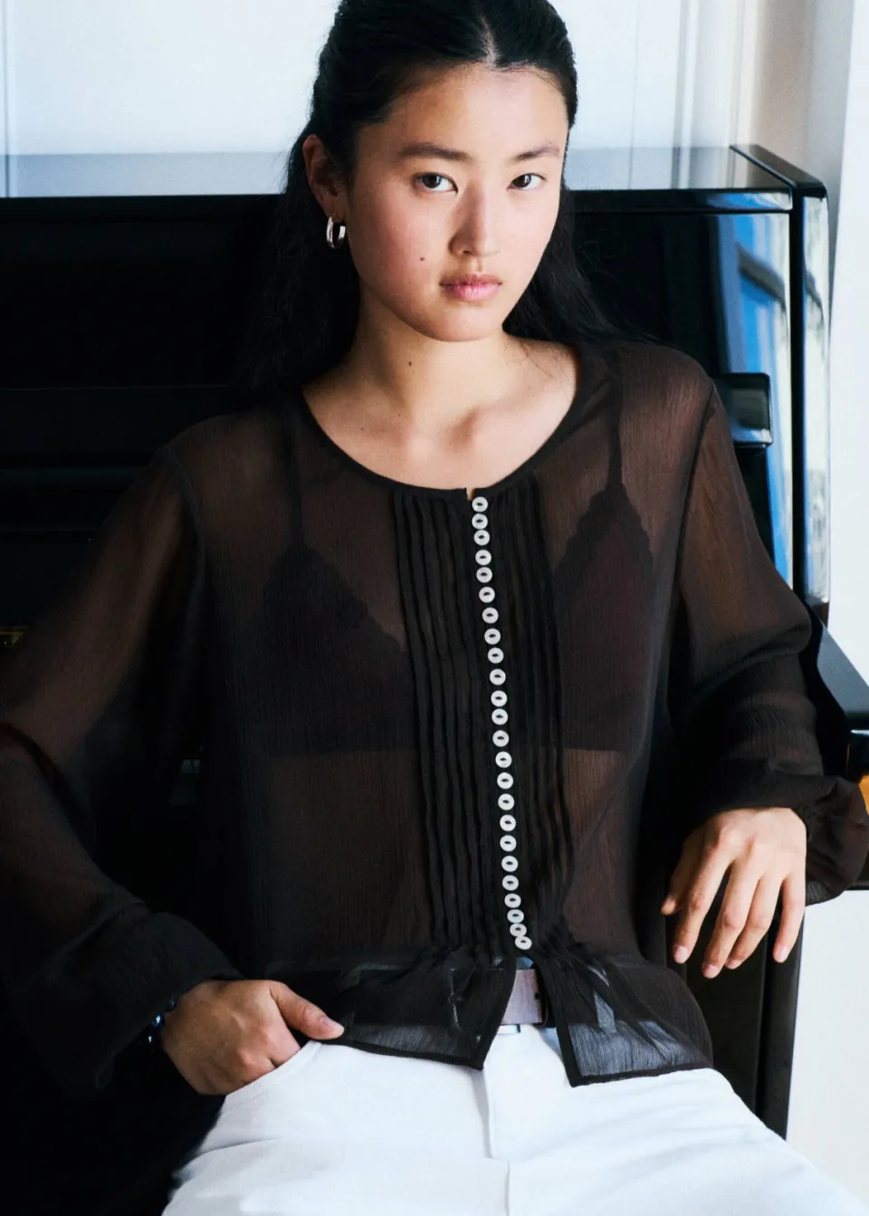 Mango TEEN blouse - bruin, foto 6