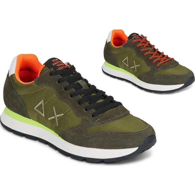 Sun68 Tom lage sneakers groen, foto 2