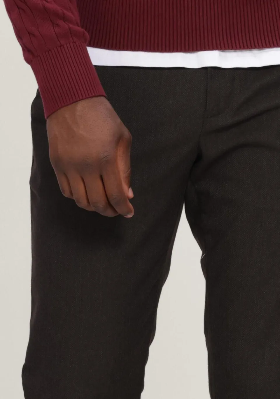 Alberto Lou chino broek bruin, foto 4