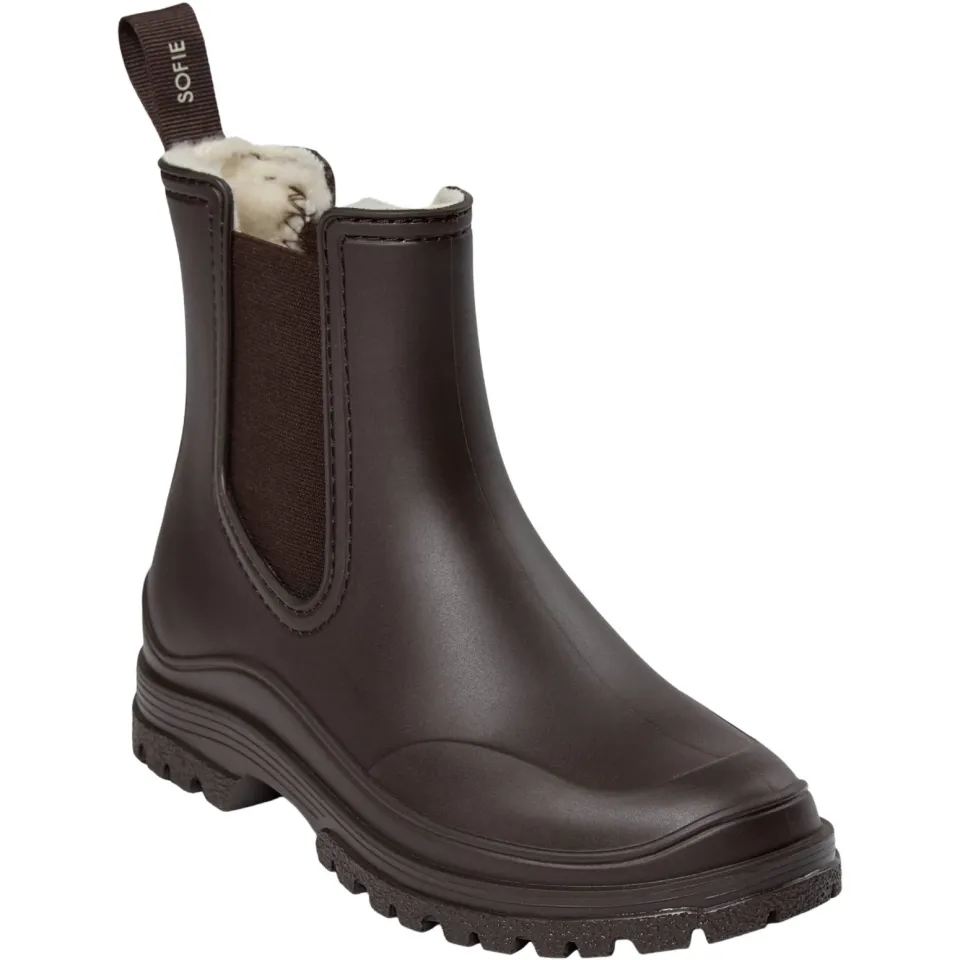 Sofie Schnoor girls enkelboots met profielzool - donkerbruin, foto 2