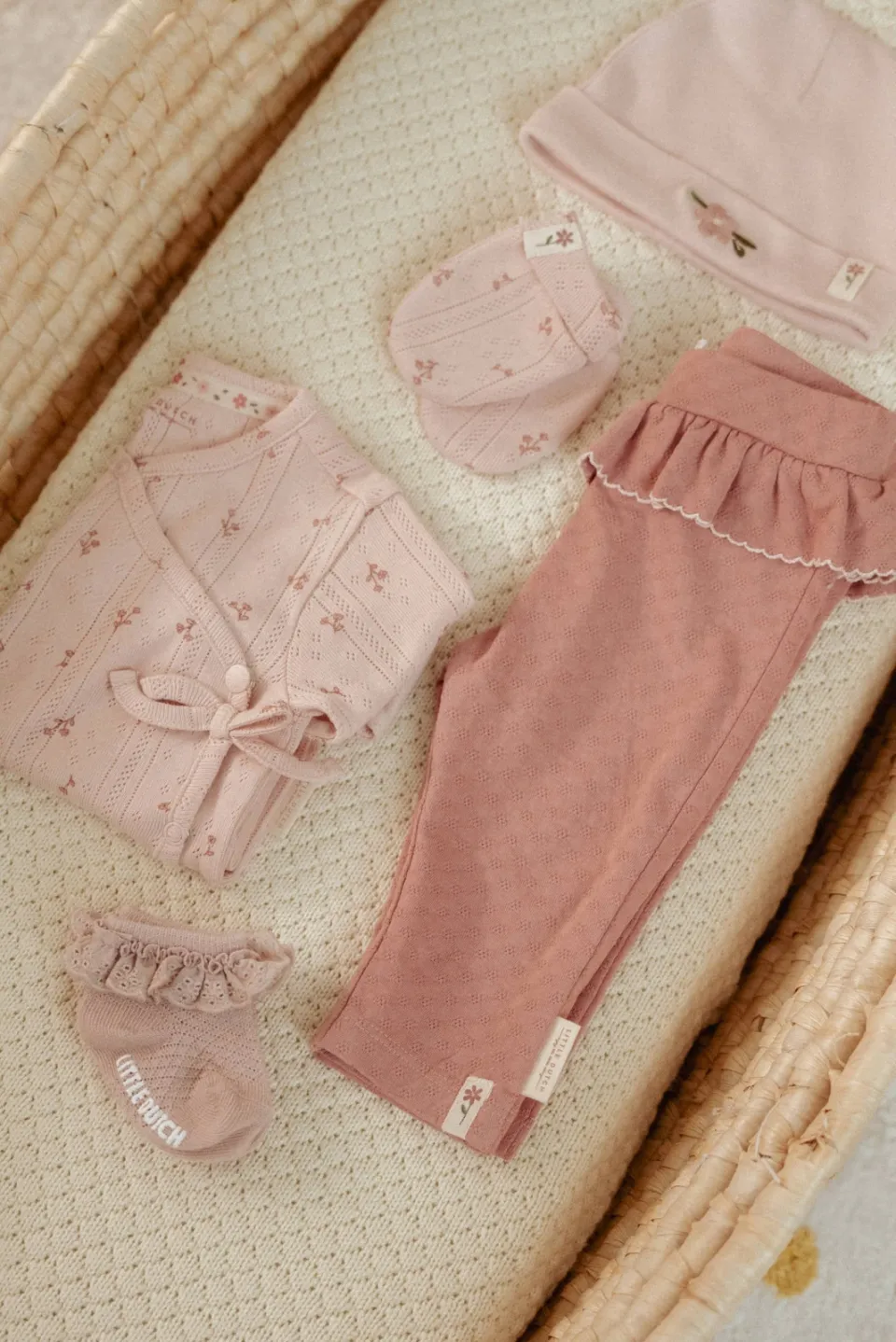 Little Dutch straight legging roze effen, foto 6