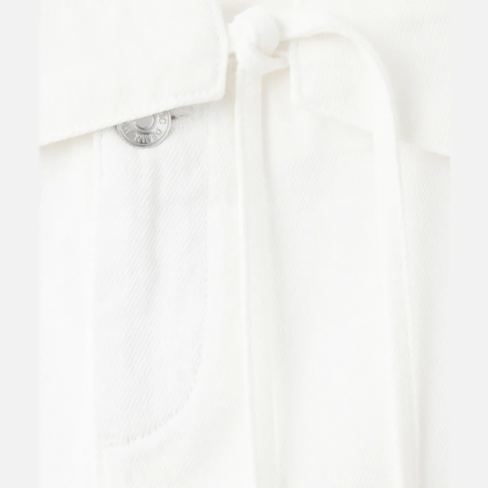 Mango TEEN wide leg jeans - wit, foto 5