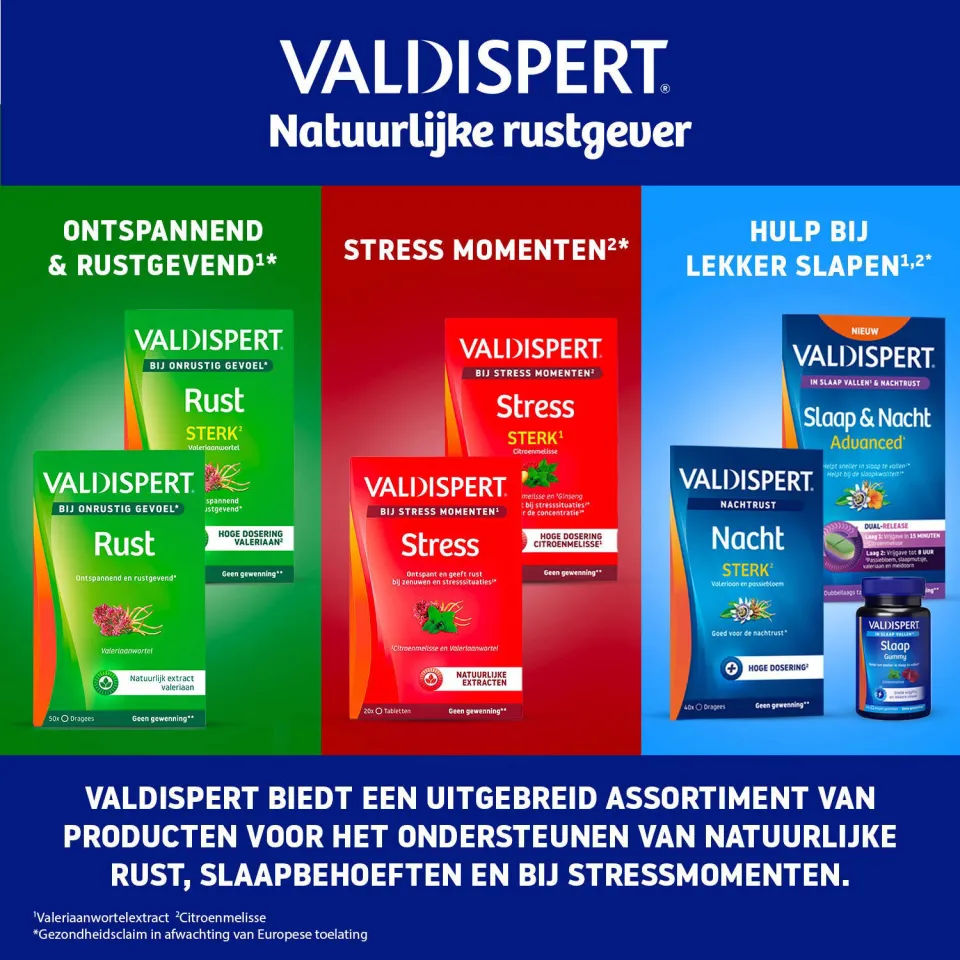 Valdispert Rust Sterk - 50 tabletten, foto 3