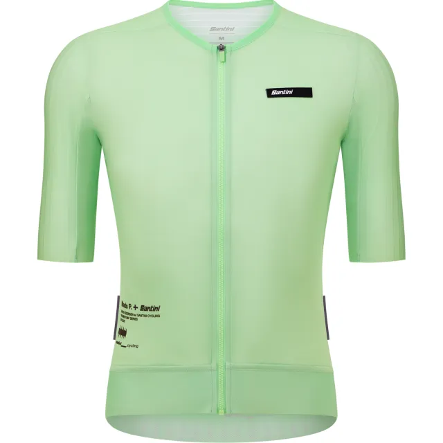 Santini Mads Pedersen Shirt met korte mouwen Race 2026 Groen