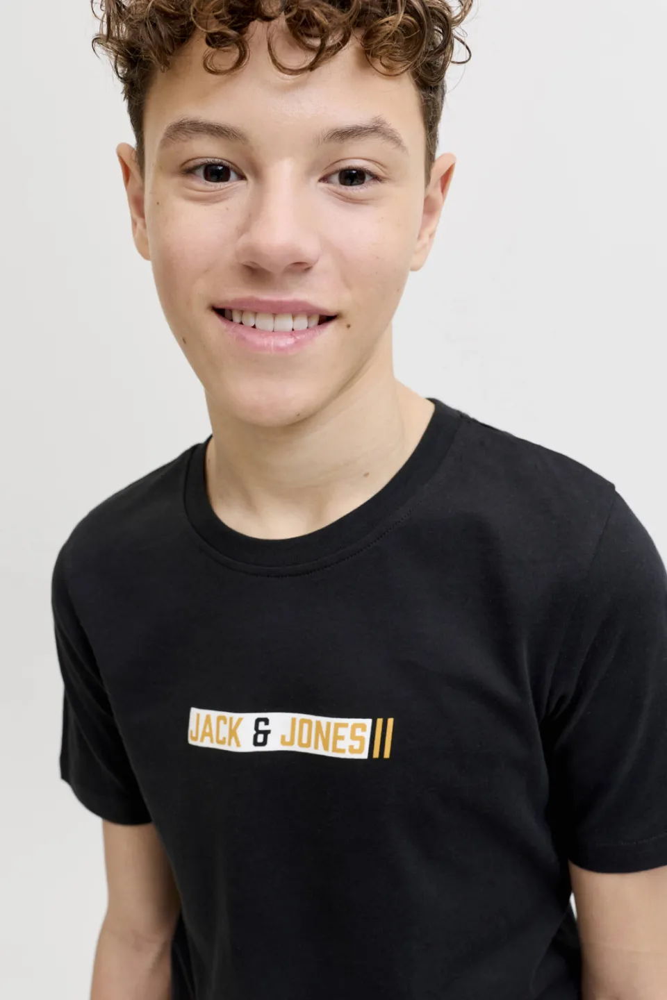 Jack & Jones rechtvallend T-shirt met logo zwart, foto 5