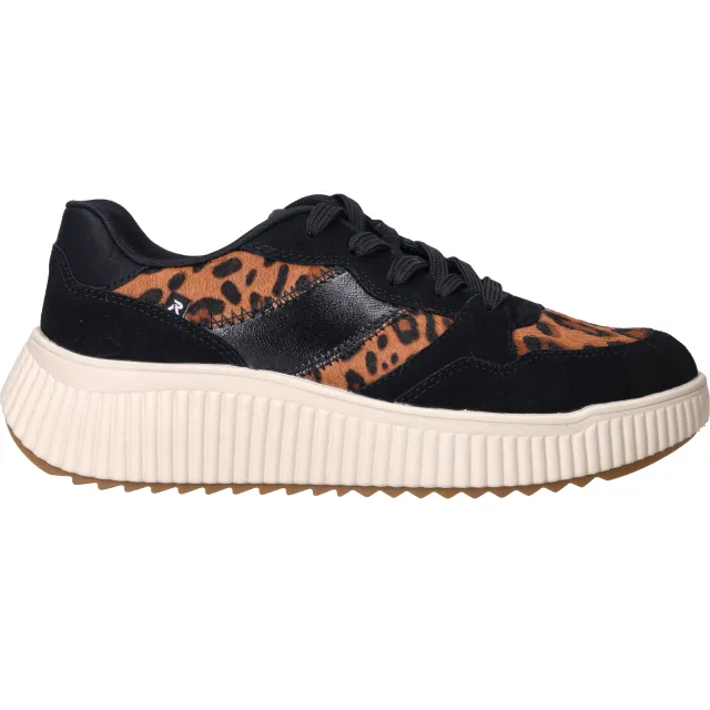 Rieker lage sneakers zwart