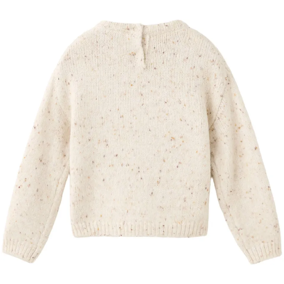 Mango Kids gebreide trui met print - beige, foto 3