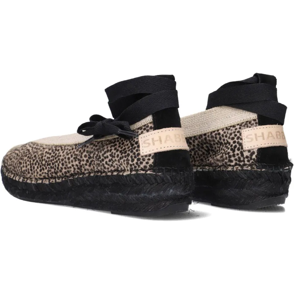Shabbies Amsterdam Espadrilles Palma Kimono Zwart, foto 4