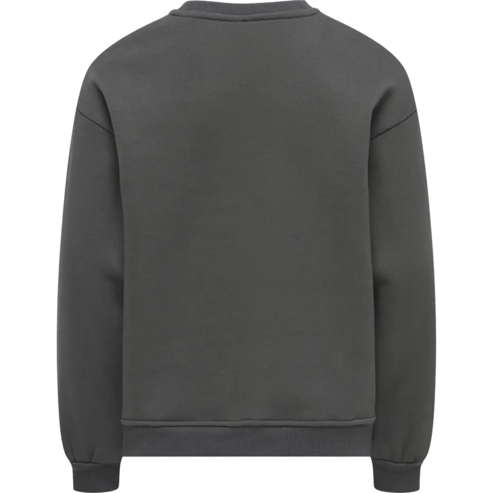KIDS ONLY GIRL rechtvallende sweater met tekst - grijs, foto 2