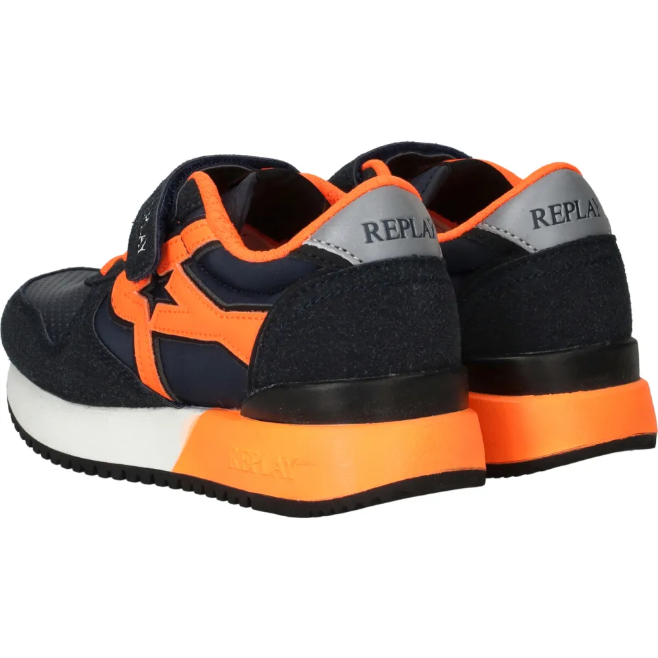 Replay Fiber JR 7 sneaker blauw, foto 4