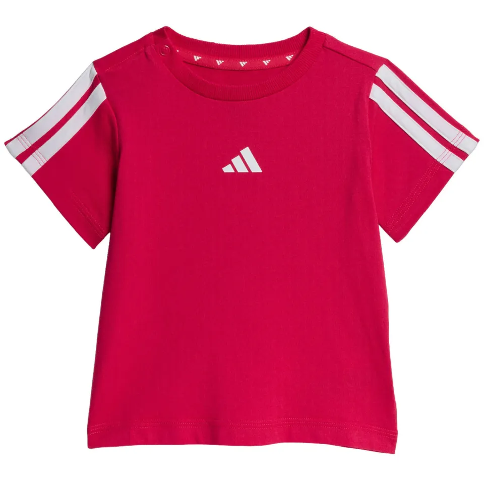 Adidas Sportswear set T-shirt + short - rood/grijs, foto 2