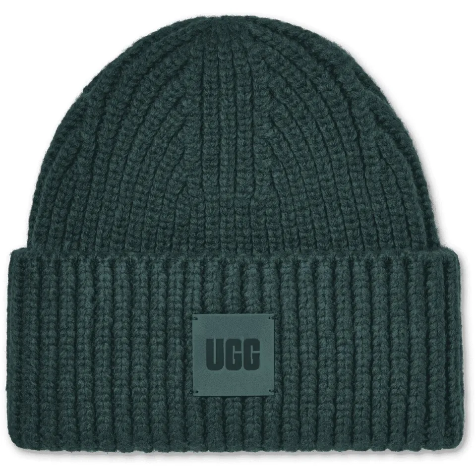 Ugg ® Chunky Rib-muts voor dames in Saltwater, Acrylmix Groen