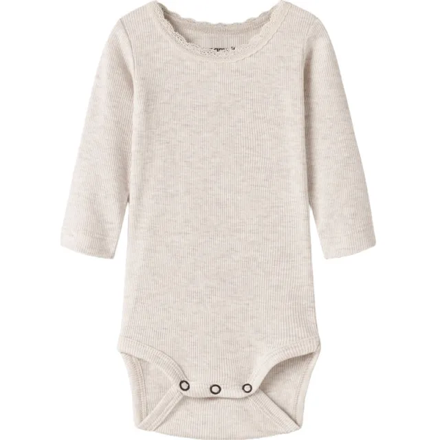 NAME IT BABY romper NBFKAB ecru melange, foto 2