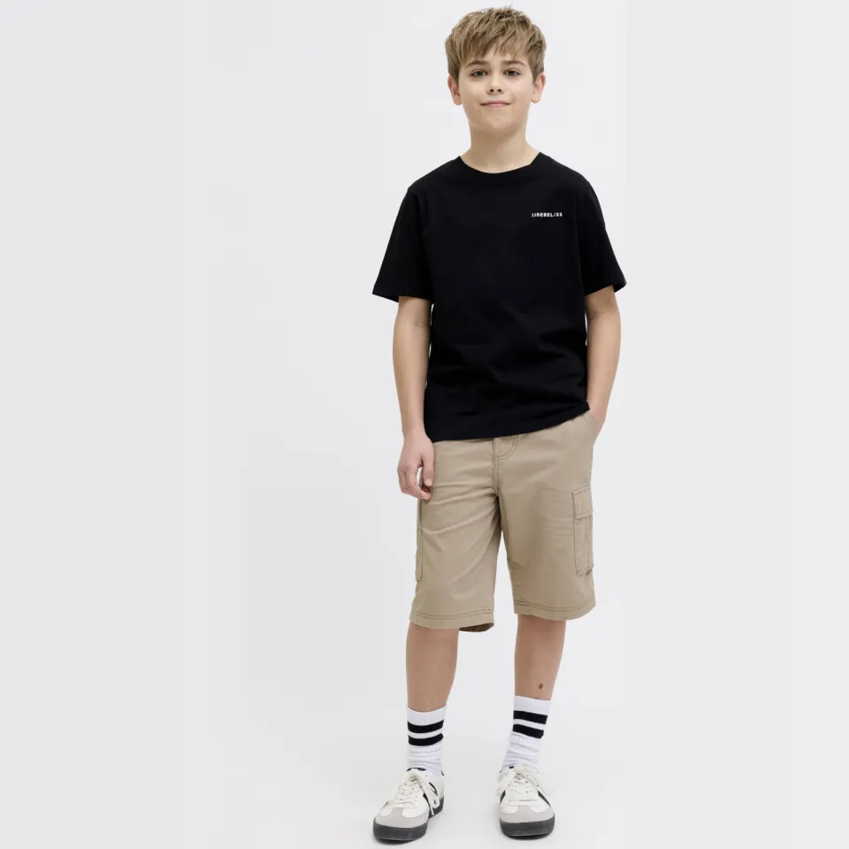 JJ Rebel JUNIOR cargoshort zand