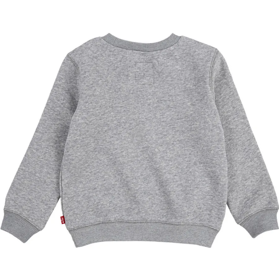 Levi's Kids sweater Batwing met logo grijs melange, foto 4