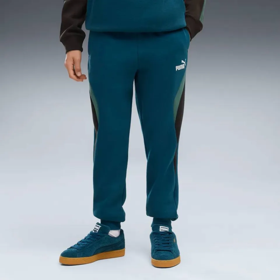 Puma Essential Block joggingbroek petrol, foto 4
