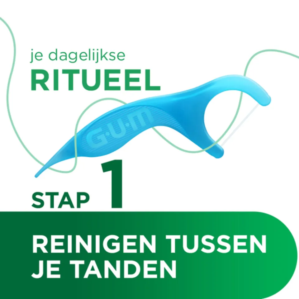 GUM Easy Flossers flossdraad, foto 3