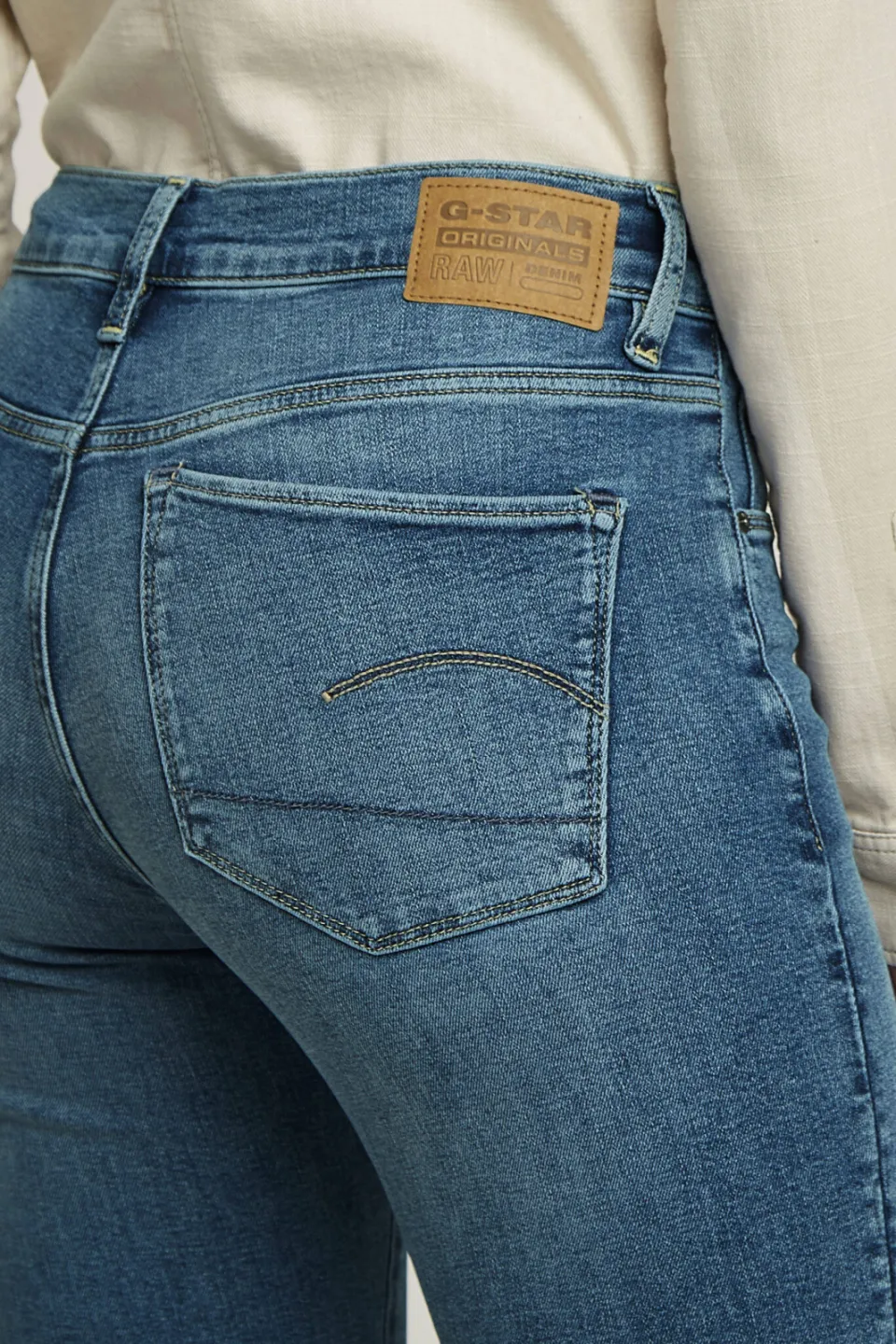 G-Star flared jeans medium blue denim, foto 5