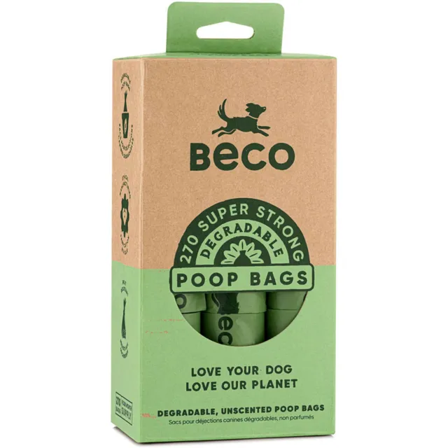 Beco Bags Value Pack poepzakjes 270 stuks(18 rollen van 15 zakjes) Groen