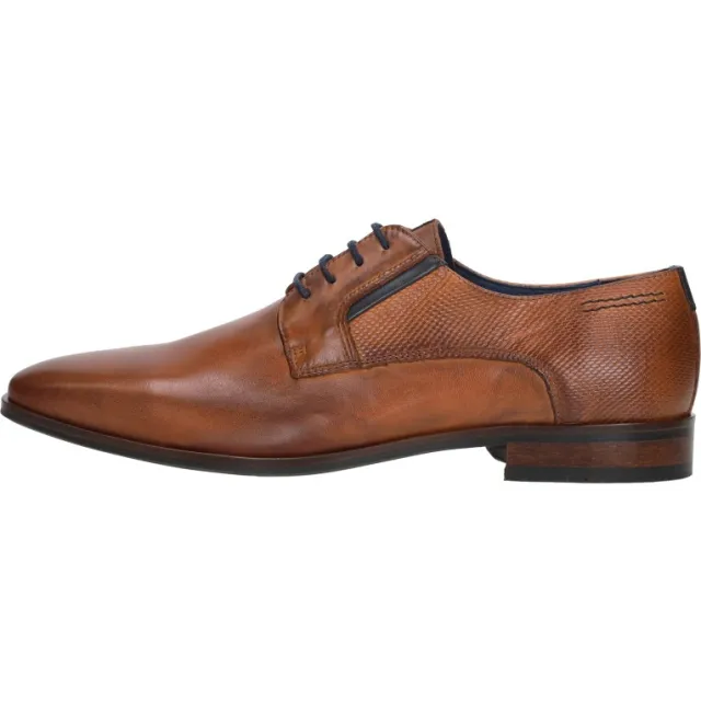 Sub55 Gekleed Laag nette schoenen cognac, foto 2