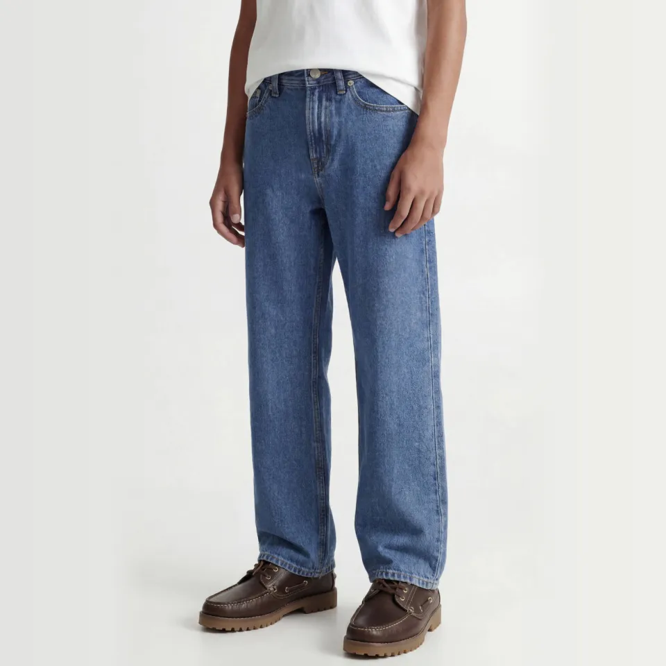 Jack & Jones JUNIOR baggy loose fit jeans - blue denim, foto 8