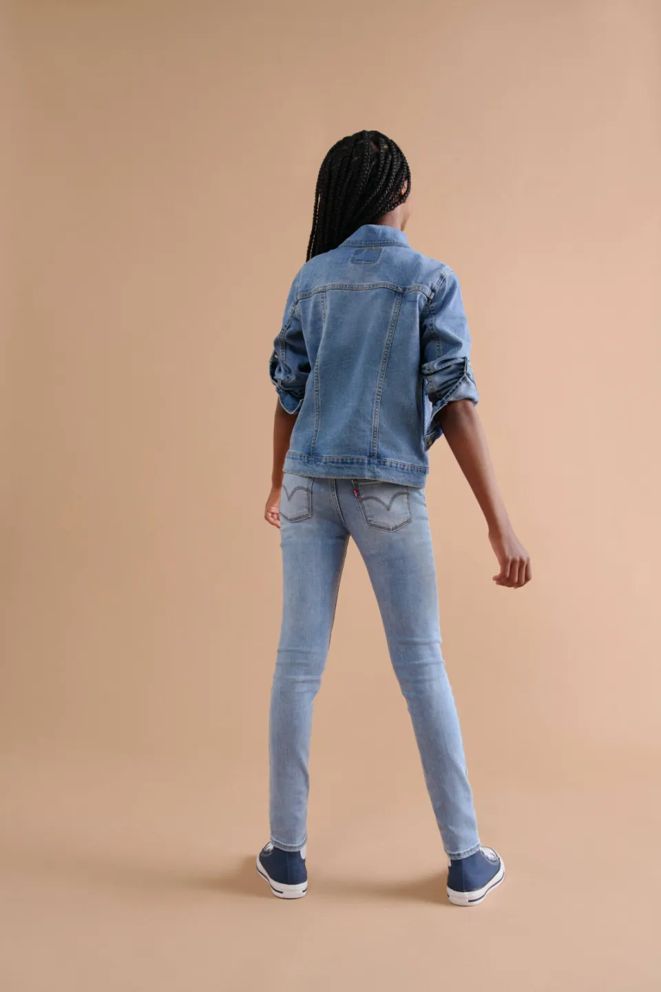 Levi's Kids spijkerjas matter of fact blauw, foto 5