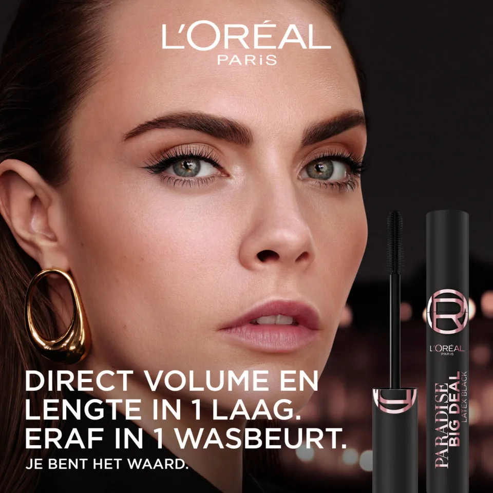 L'oréal Paradise Big Deal mascara Latex Black, foto 4