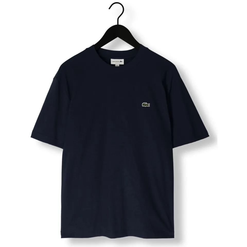 Lacoste Heren Polo's & T-shirts Cotton T-shirt - Donkerblauw, foto 2