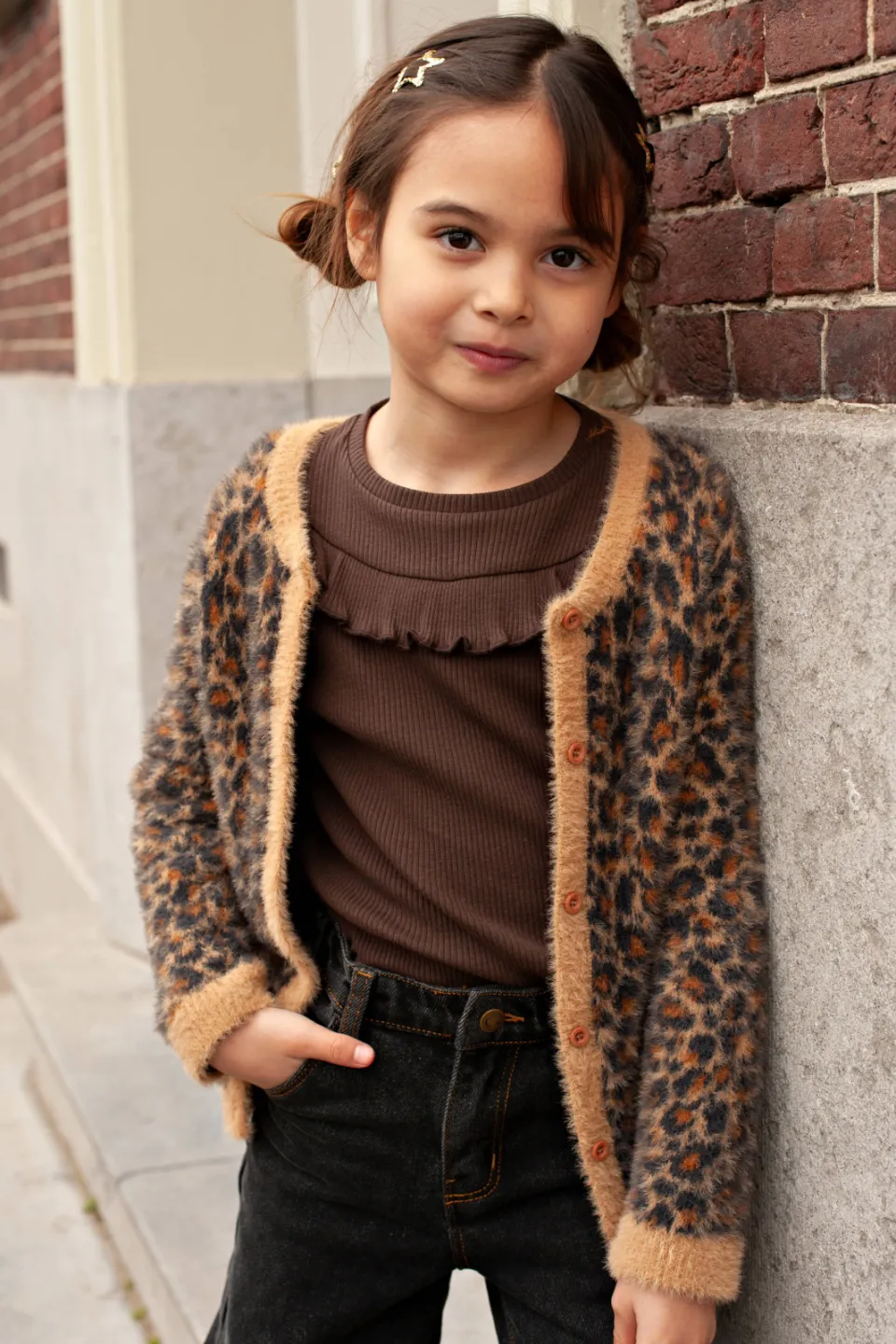 Jubel City Chic longsleeve bruin, foto 8