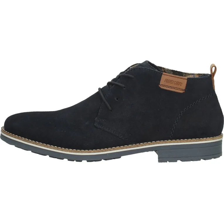 Rieker veterschoenen hoog navy, foto 3