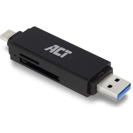 Act Kaartlezer ACT USB-C/USB-A 3.0