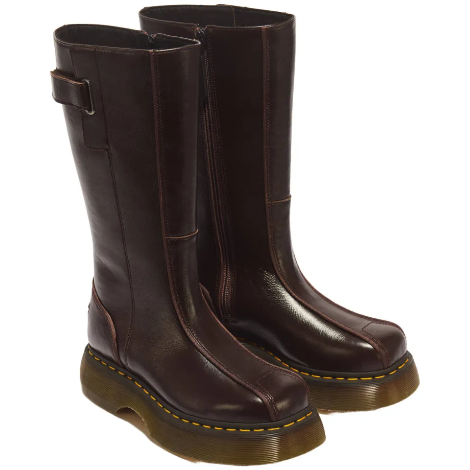 Dr. Martens Buzz Hi leren laarzen - donkerbruin, foto 5