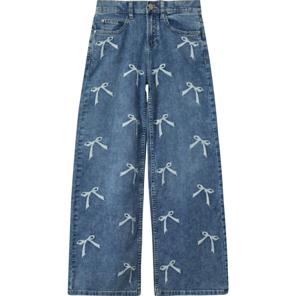 s.Oliver wide leg wide leg jeans medium blue denim, foto 2