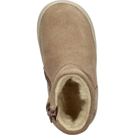 Nelson Kids gevoerde suède enkelboots beige, foto 4