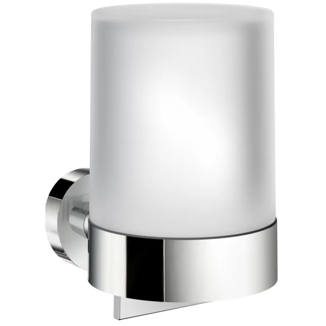 Smedbo Zeepdispenser Wandmodel House Glas Wit En Chroom