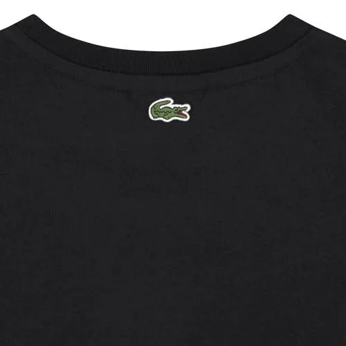 Lacoste t-shirt zwart logo, foto 4