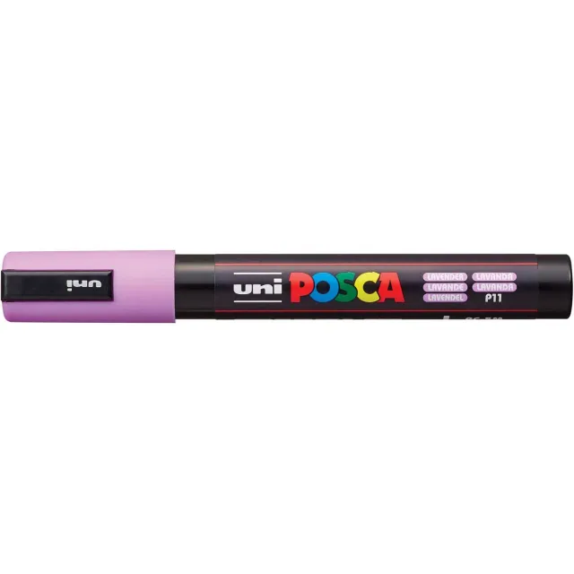 Posca marker met conische punt schrijfdikte medium lavendelblauw