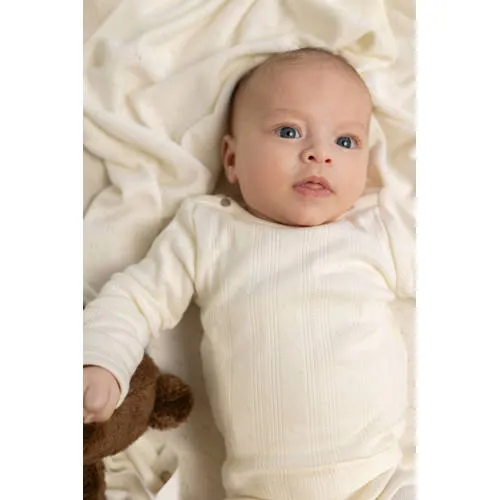 Noppies baby longsleeve ronde hals ecru, foto 4