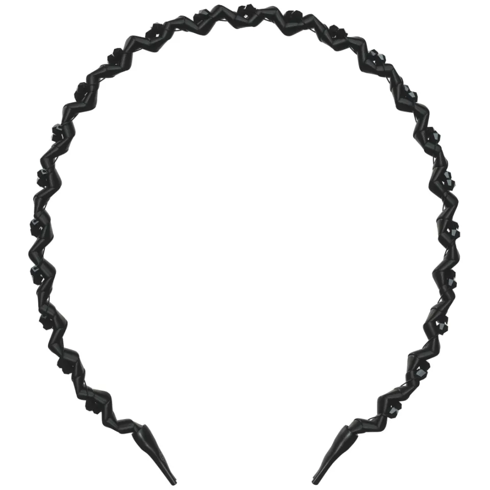 Invisibobble Hairhalo Black Sparkle haarband zwart